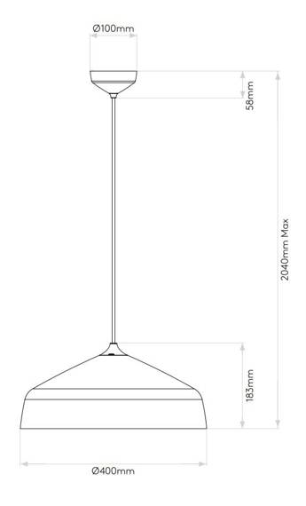Astro Ginestra 40cm Lampa wisząca