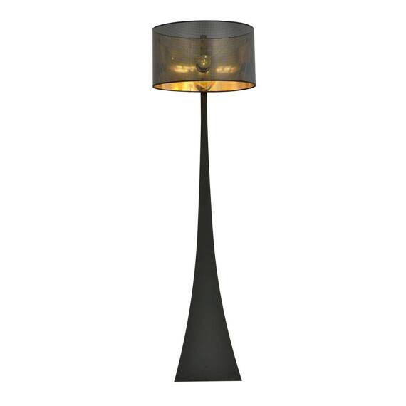 ESTRELLA LP1 BLACK/GOLD podłodowa lampa czarny (1156/LP1) - Emibig