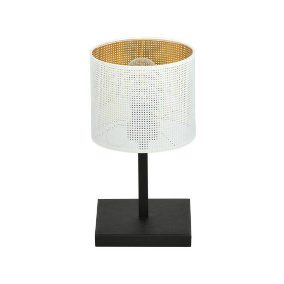 JORDAN LN1 WHITE/GOLD lampa stołowa czarny (1145/LN1) - Emibig