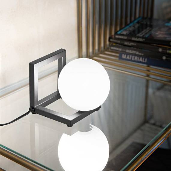 Lampa stołowa Ideal Lux 284316 Angolo Czarna