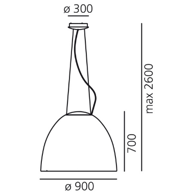 Lampa wisząca Artemide Nur A243200