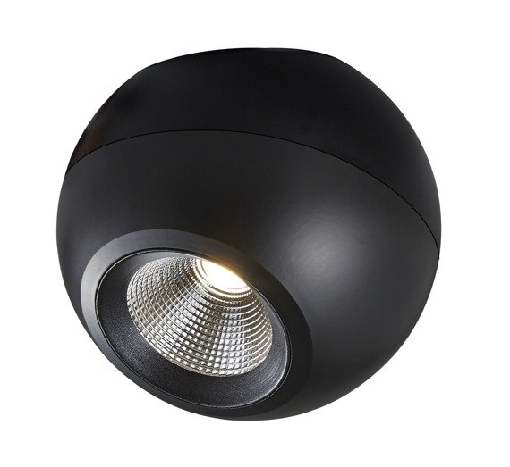 Mistic Madball Lampa sufitowa LED w kolorze czarnym