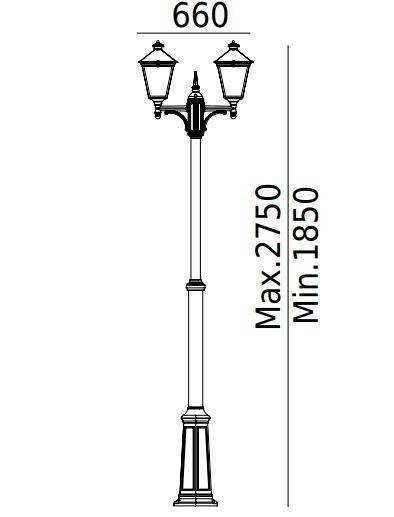 Norlys London 482B Lampa stojąca