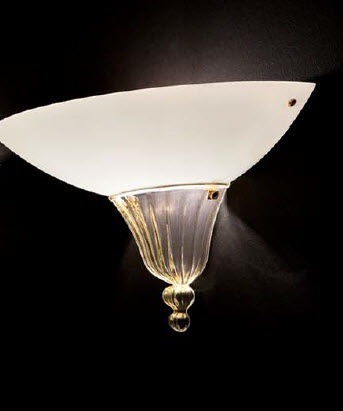 Vintage POISON Lampa Ścienna bianco/oro