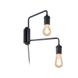 Ideal Lux Triumph AP Lampa ścienna industrialna kolor czarny